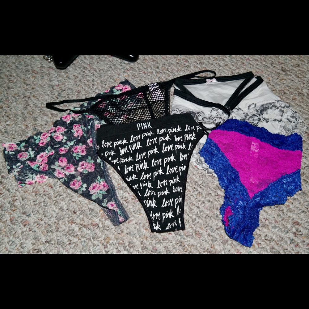 NWT VS/Pink panties size large